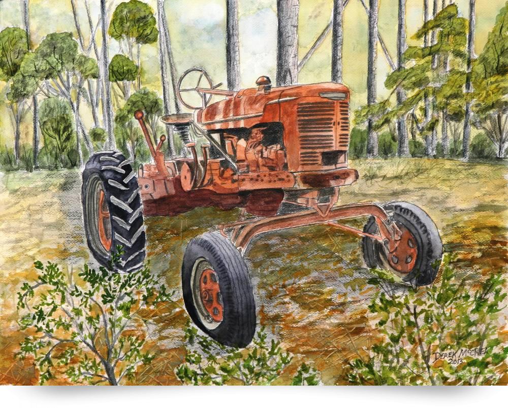 Farm Tractor Painting at Explore collection of