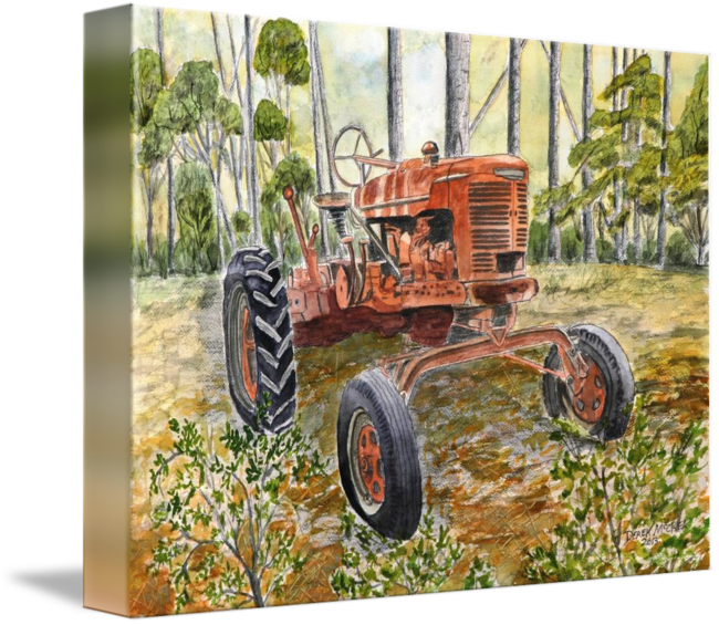 Farm Tractor Painting at PaintingValley.com | Explore collection of ...