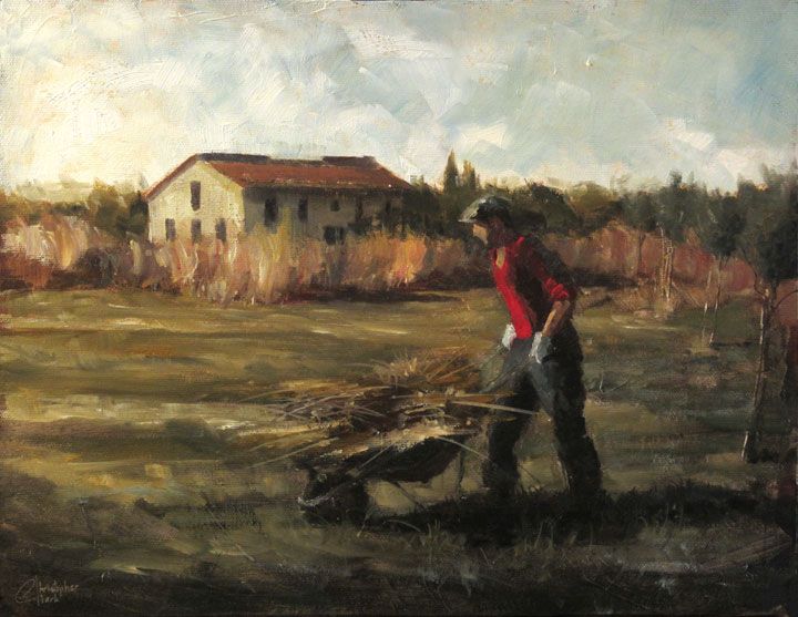 Farmer Painting At PaintingValley Com Explore Collection Of Farmer   Farmer Painting 2 