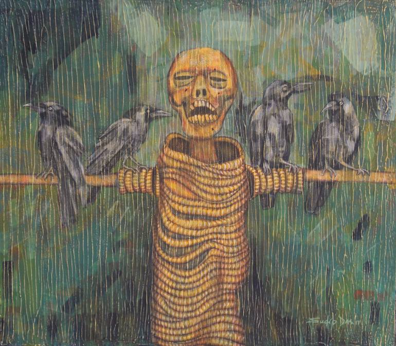 770x673 Saatchi Art Farmer Painting By Sudip Das - Farmer Painting