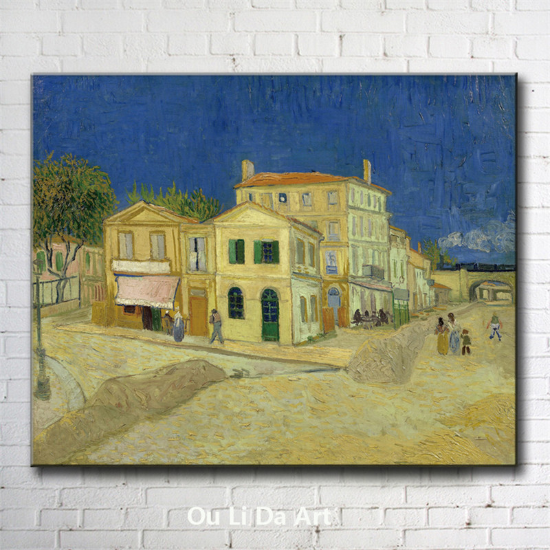 800x800 Impression Van Farmer Store House Night Scenery Canvas Printings - Farmer Painting