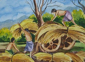 300x219 Indian Farmer Paintings Fine Art America - Farmer Painting Images