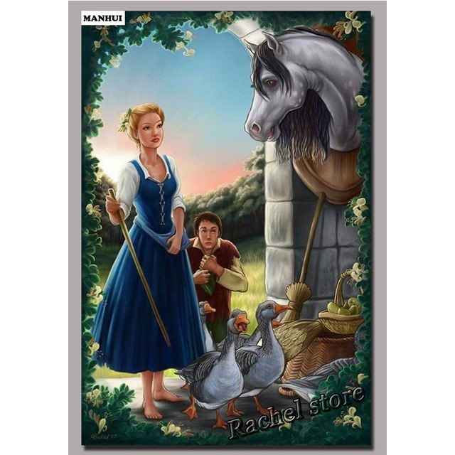 640x640 Diamond Embroidery Diy Diamond Painting Cross Stitch Kits Diamond - Farmgirl Painting