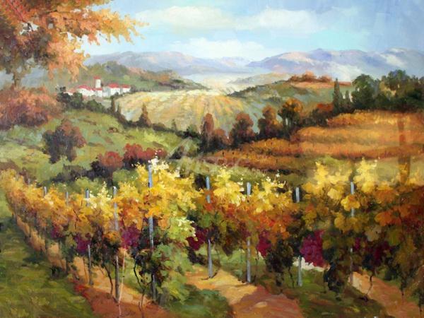 600x450 Farmland Oil Painting For Sale - Farmland Painting