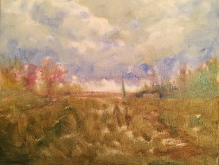 770x578 Saatchi Art Farmland Painting By Geoffrey Feng - Farmland Painting