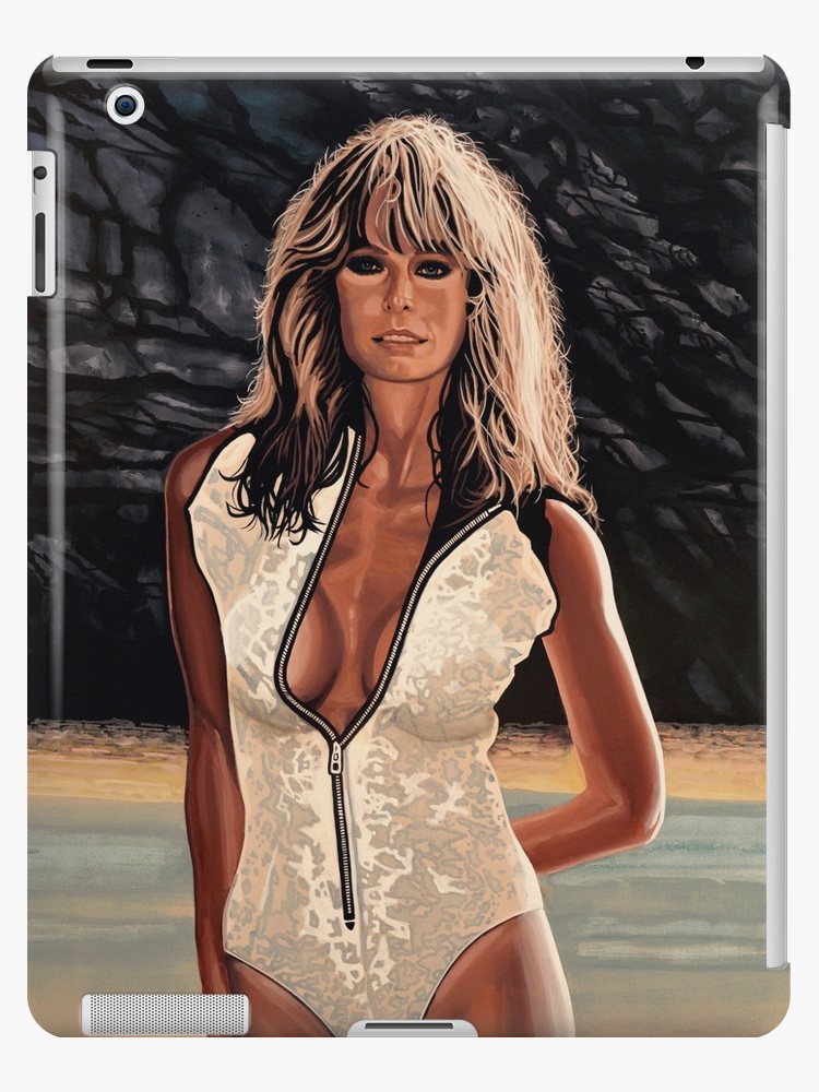 750x1000 Farrah Fawcett Painting Ipad Cases Amp Skins By Paulmeijering - Farrah Fawcett Painting