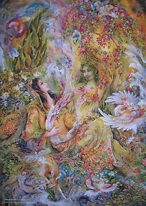212x300 Large Persian Mahmoud Farshchian Painting Lithograph Print Fine - Farshchian Painting