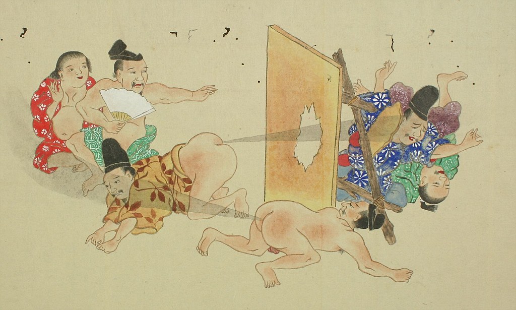 1024x615 Divine Wind Indeed! Japanese - Fart Painting