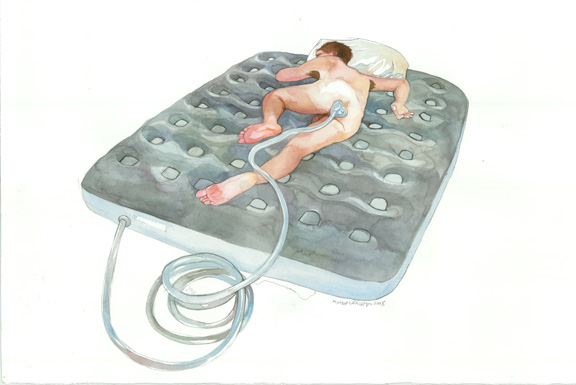 576x385 Fart Tube Air Mattress - Fart Painting