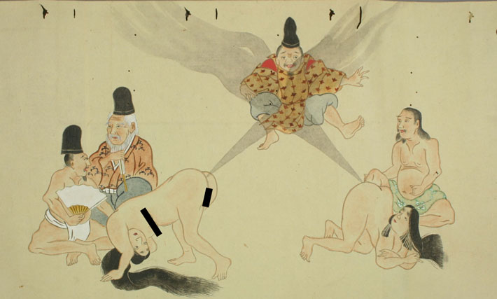 710x427 Japanese Fart Scrolls - Fart Painting