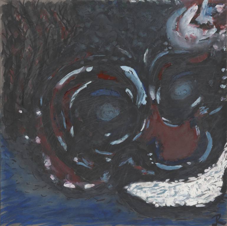 770x768 Saatchi Art Brain Fart Painting By Randy Polidano - Fart Painting