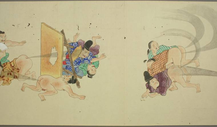 760x445 This Viral Japanese Fart Battle Has A Deeper Meaning Everyone - Fart Painting