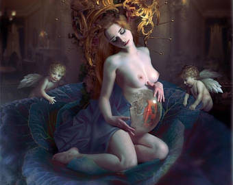 340x270 Arthur Berzinsh Raster Graphic Painting Siesta - Fart Painting