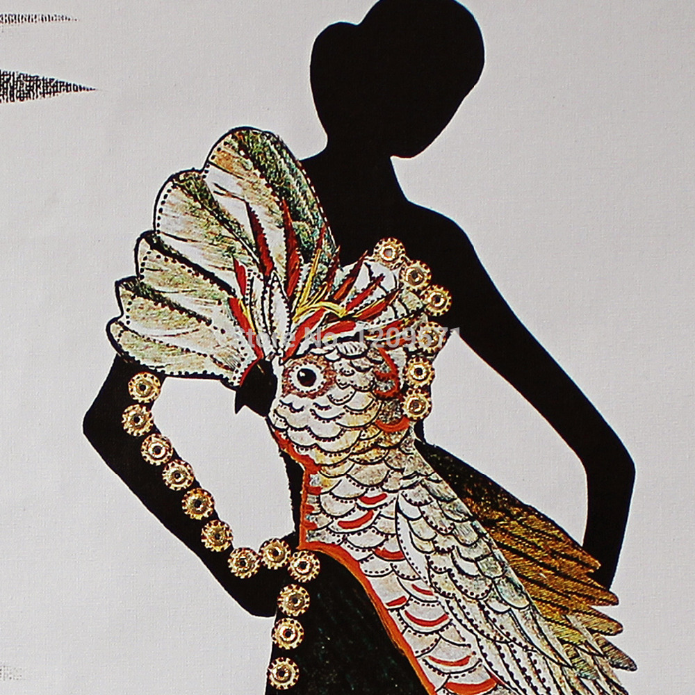 1000x1000 Luxury Fantasy Series Fashion Show Wall Art Design By Senior - Fashion Designing Painting