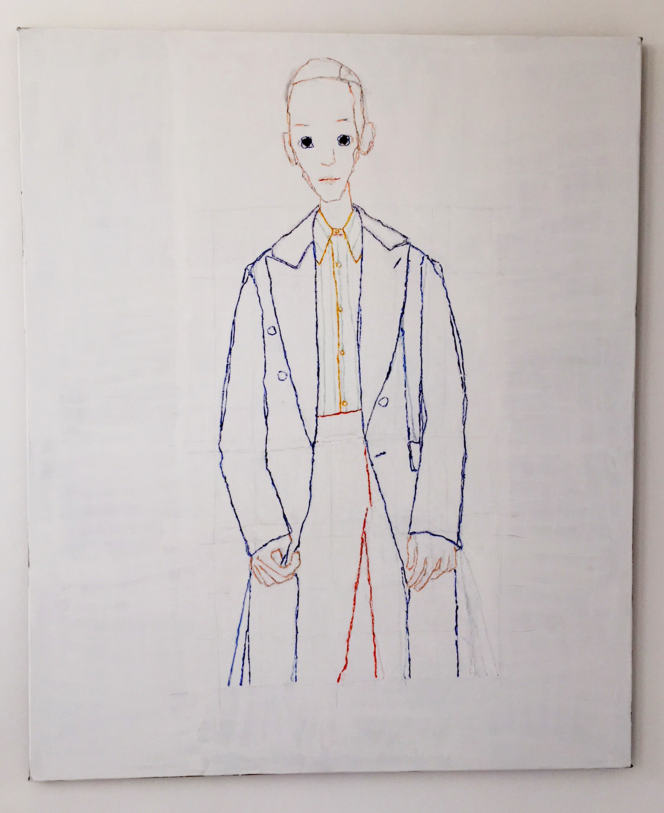 2288x2800 Fashion Painting By Els Van Rijssel. Oil On Canvas. Model Srean. - Fashion Painting