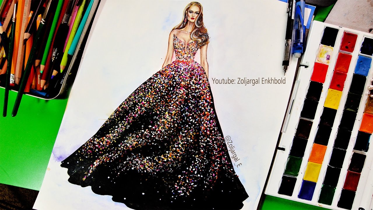 1280x720 How To Paint - Fashion Painting