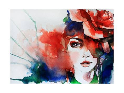 473x355 Creative Hand Painted Fashion Illustration Prints By Anna - Fashion Painting