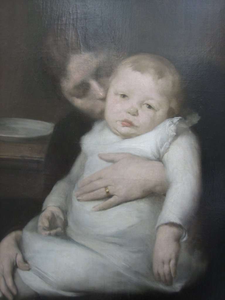 768x1024 If Toby Was A Fat Baby In A Famous French - Fat Baby Painting