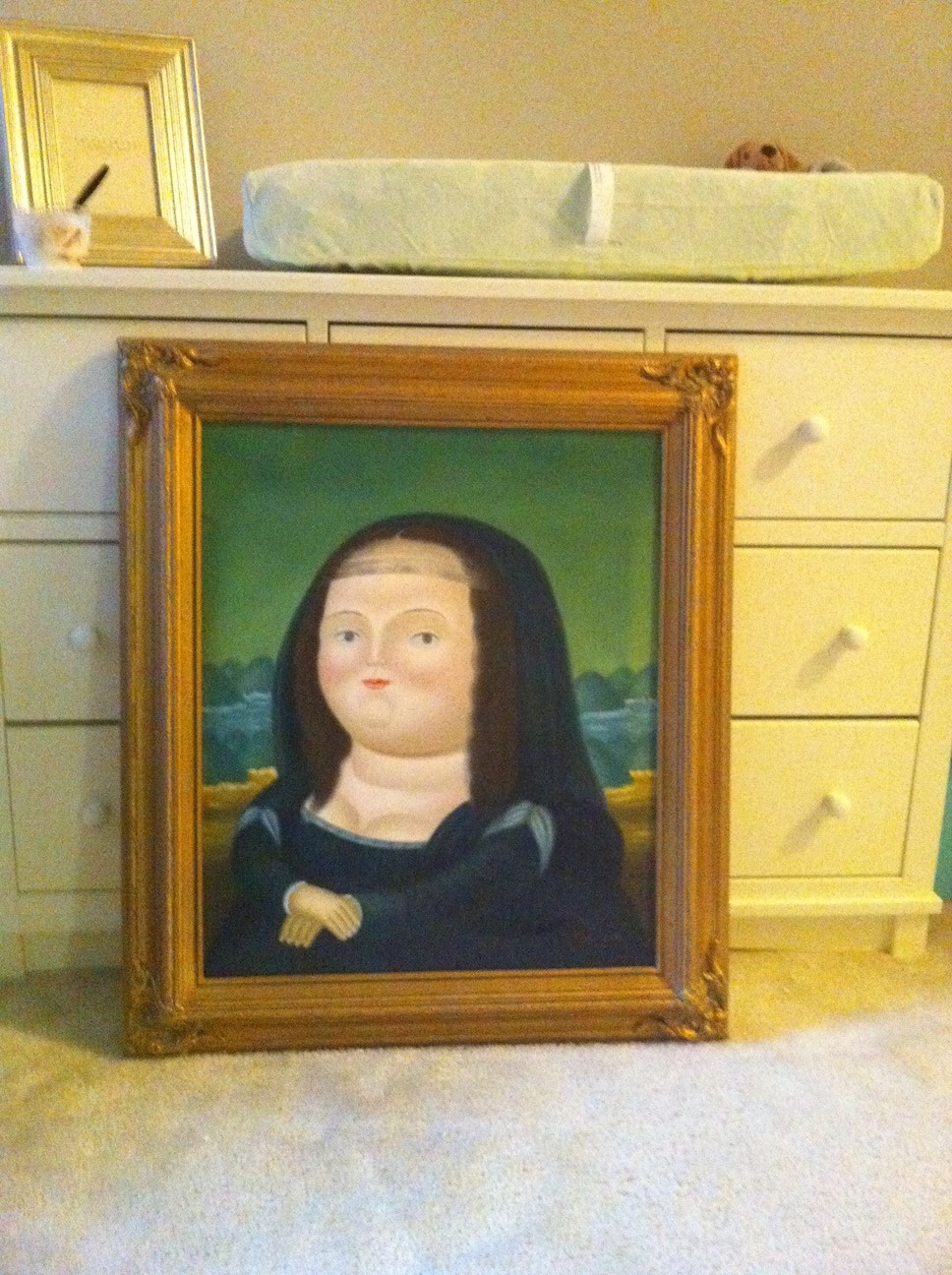 968x1296 To Hang Or Not To Hang Nursery Painting Controversy Ohmygoff - Fat Baby Painting