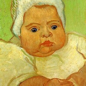 286x286 Van Gogh By Baby Twitter Today Im Balancing My Fatss - Fat Baby Painting