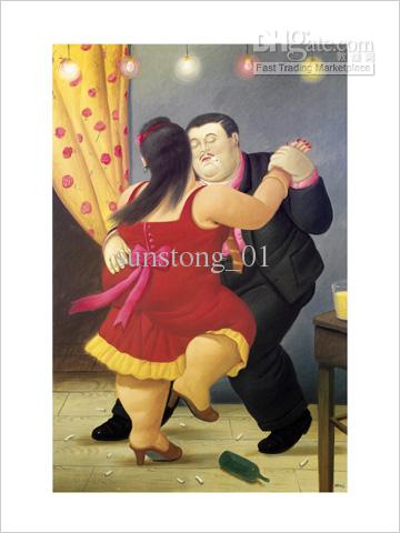 Fat Ballerina Painting