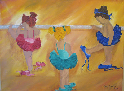 400x296 The Art On Canvas January 2010 - Fat Ballerina Painting