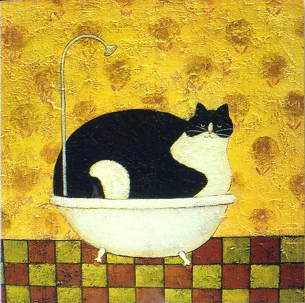 995x989 Fat Cat Painting - Fat Cat Painting