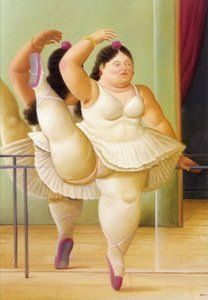 208x300 De Fat Ladies. Maxi Meisjes - Fat Girl Painting