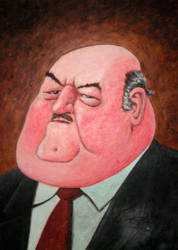 356x500 Fat Man By Deleuran Media Amp Culture Cartoon Toonpool - Fat Guy Painting