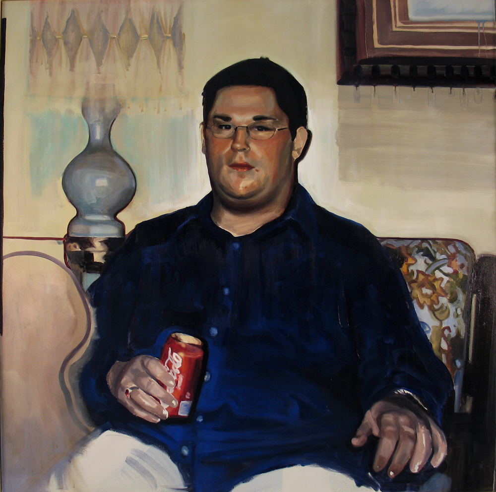 1000x992 Theme Song For A Fat Man Ian Shatilla - Fat Guy Painting