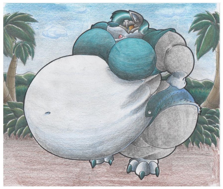 900x763 Fat Lady Wolf. By Virus 20 - Fat Lady In Painting