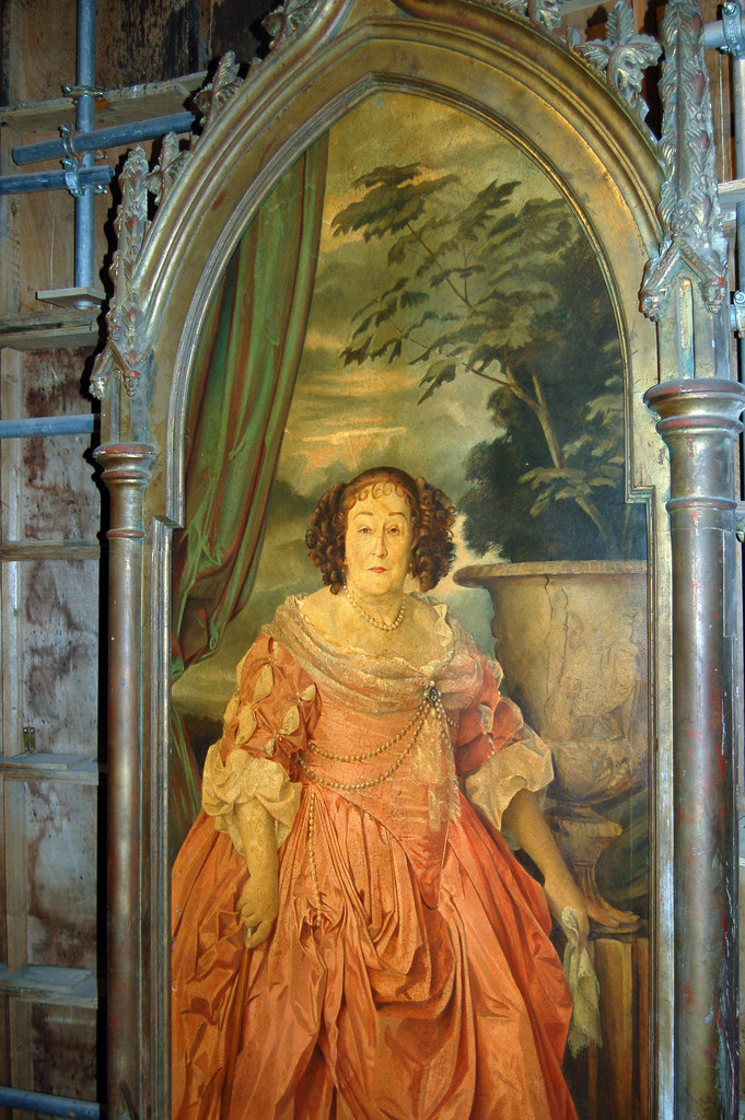 681x1024 Fat Lady Painting On Entrance To Gryffindor Common Room - Fat Lady In Painting