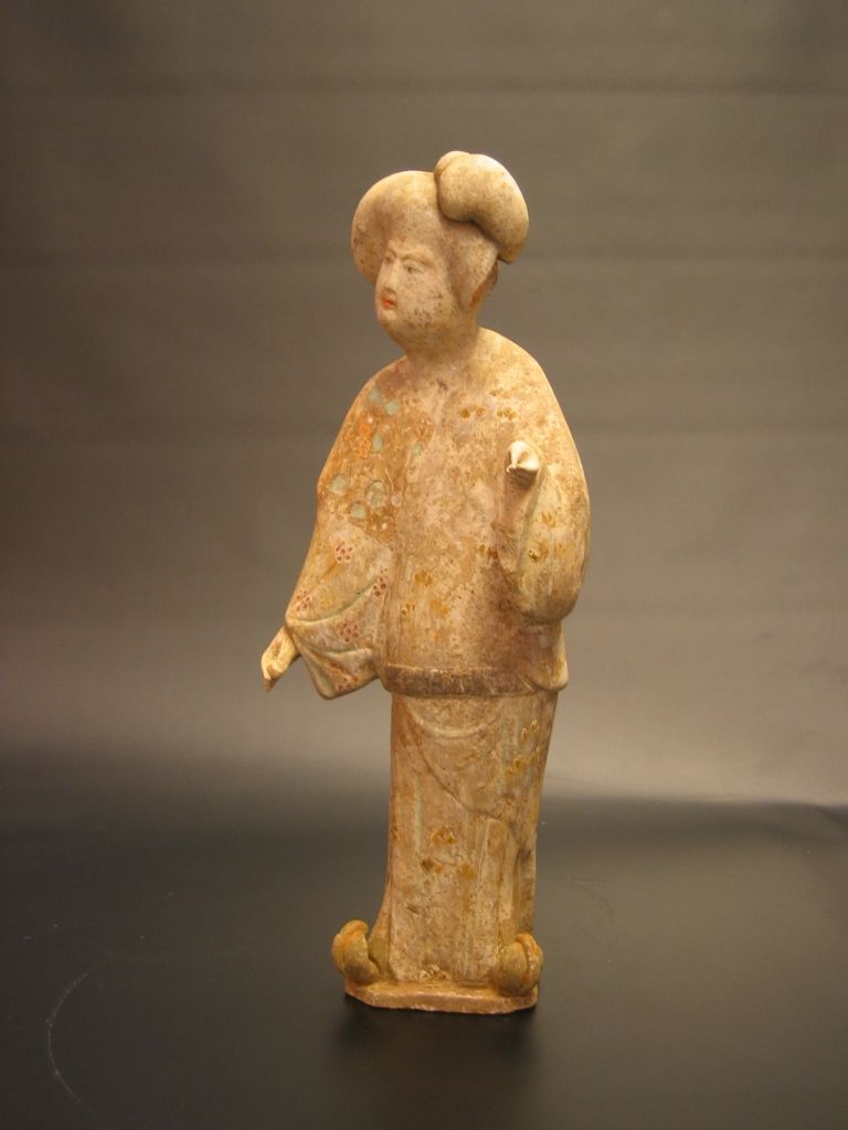 768x1024 Tang Dynasty Painted Pottery Fat Lady - Fat Lady In Painting