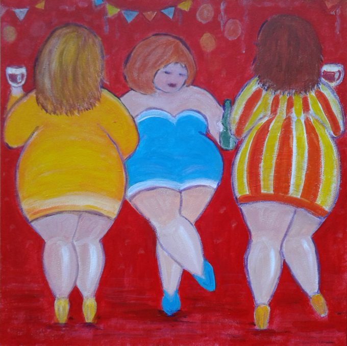 680x678 Fun Fat Ladies Art Gallery Jose - Fat Lady Painting