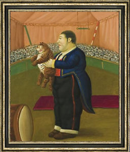 256x300 36 Hand Painted Oil Painting Reproduction Of Fernando Botero Fat - Fat Man Painting