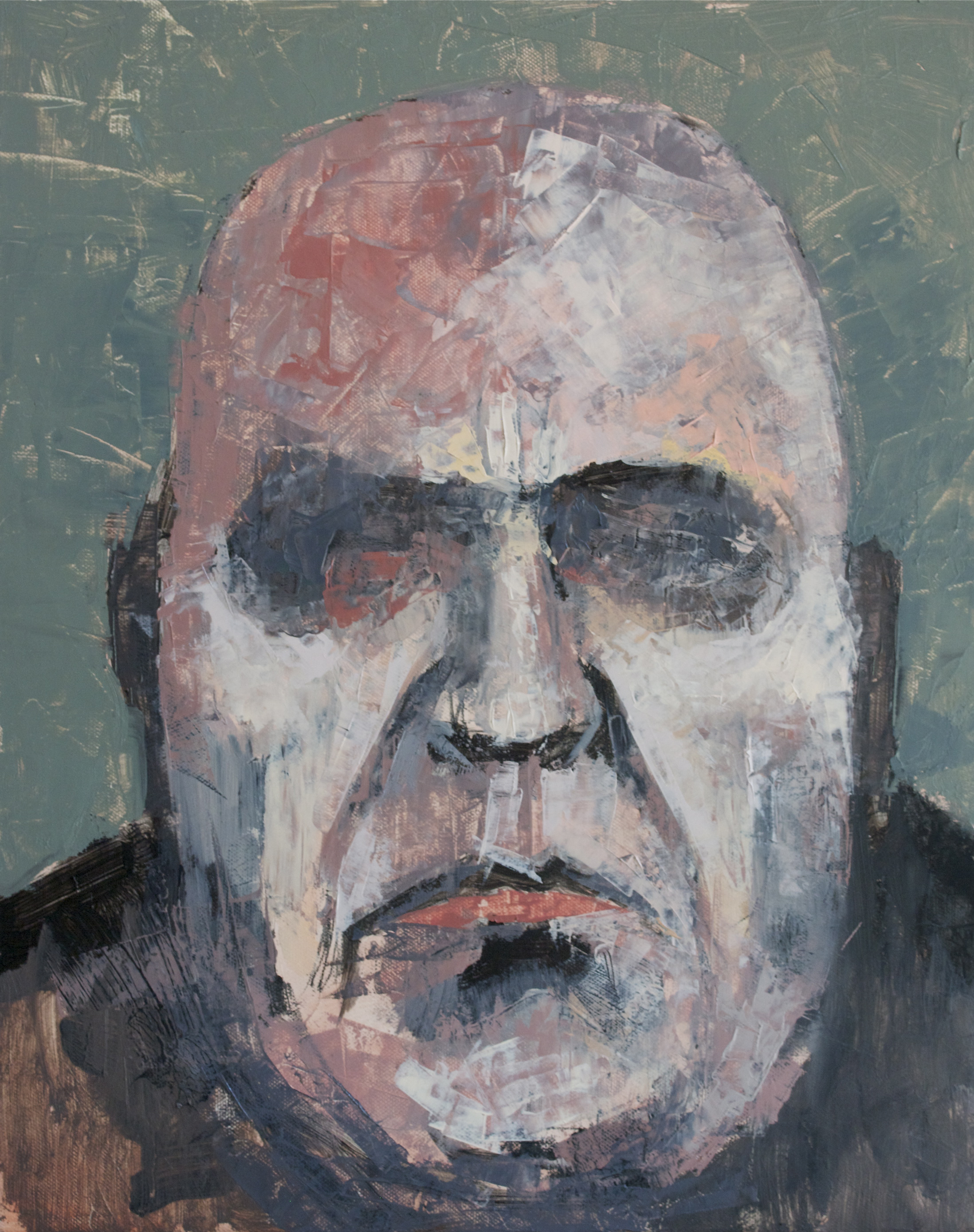 2196x2777 Christopher Thorne Wenzel Paintings And Drawings - Fat Man Painting