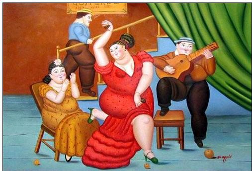 507x344 Fat Person Oil Painting,abstract Art Paintings,fat Person Oil Painting - Fat Painting