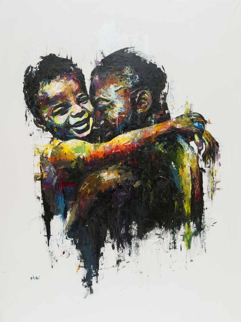 770x1027 Saatchi Art - Father And Son Painting