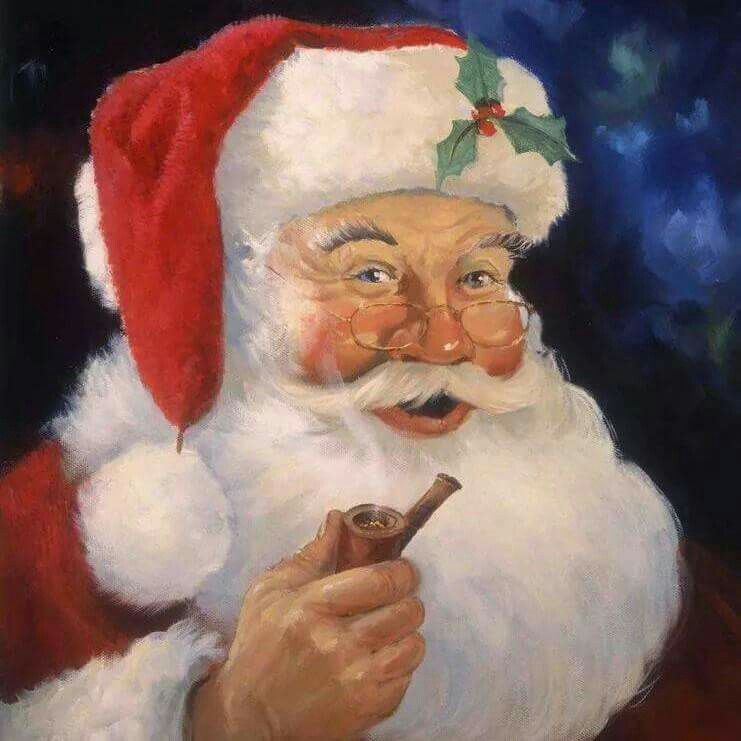 741x741 Pin By Ethel Doty On Printables Santa, Christmas - Father Christmas Painting