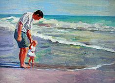236x170 Father Daughter Paintings - Father Daughter Painting