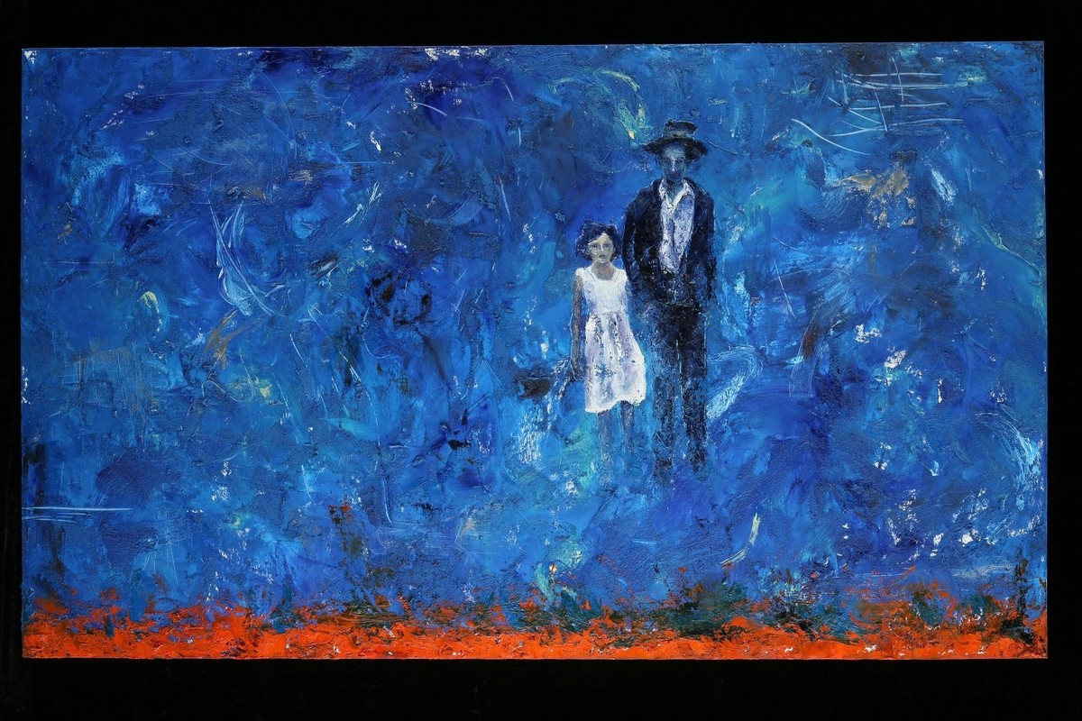 1200x800 I Am My Father's Daughter Dan Moore Medium - Father Daughter Painting