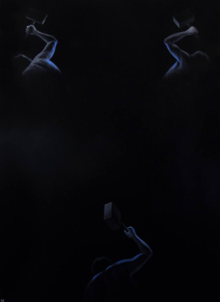 770x1056 Saatchi Art The Seven Words. Father, Forgive Them, For They Do - Father Forgive Them Painting