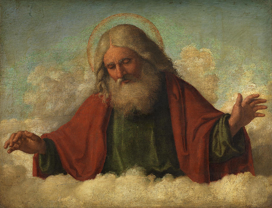 900x688 God The Father Painting By Cima Da Conegliano - Father Painting