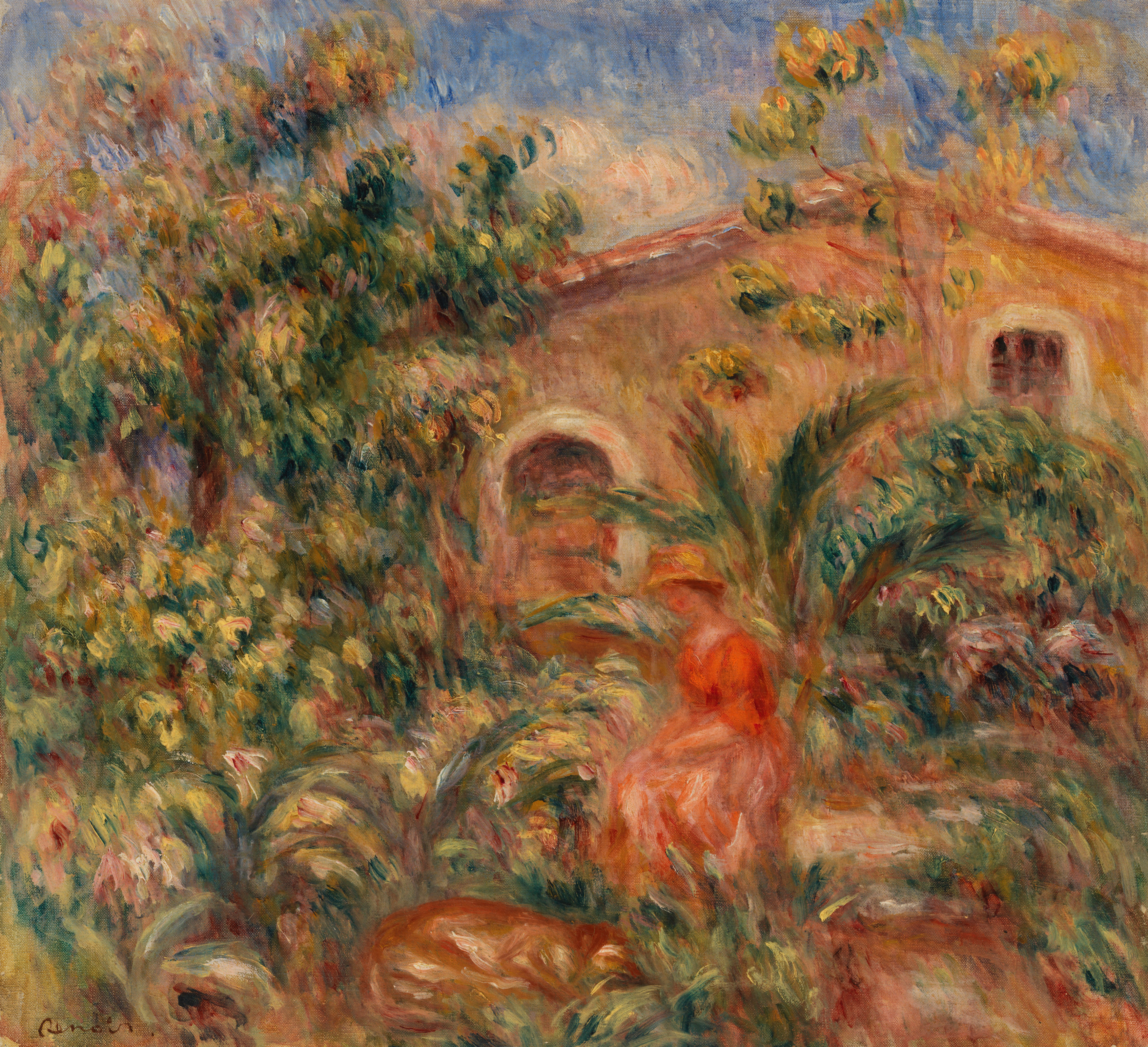 3500x3192 Barnes Foundation Renoir Father And Son Painting And Cinema - Father Son Painting