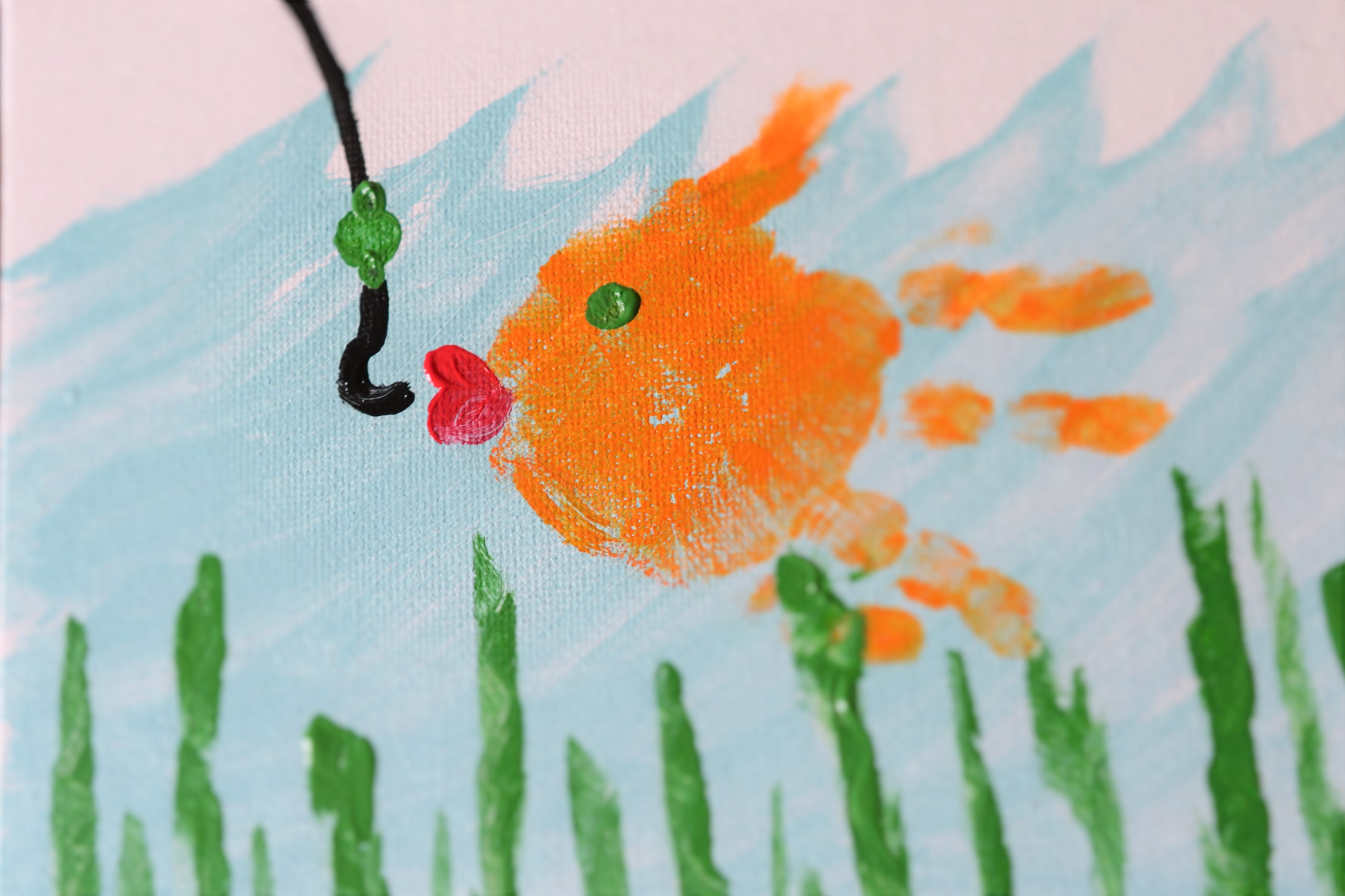 3603x2401 Father's Day Fish - Fathers Day Painting