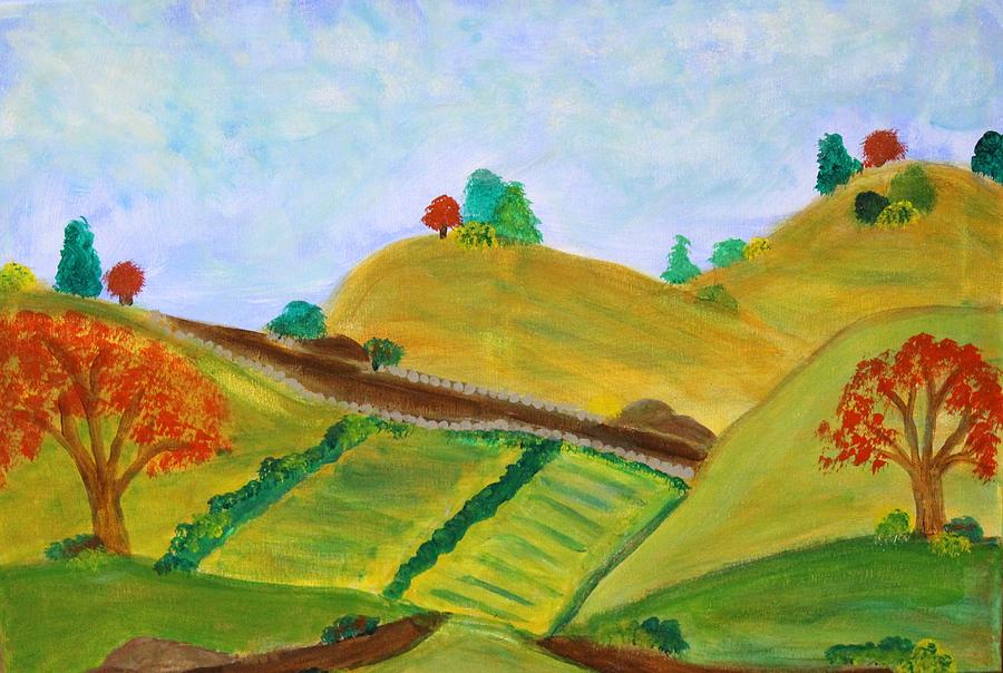 900x604 Father's Day Painting By Suzie Echegaray - Fathers Day Painting