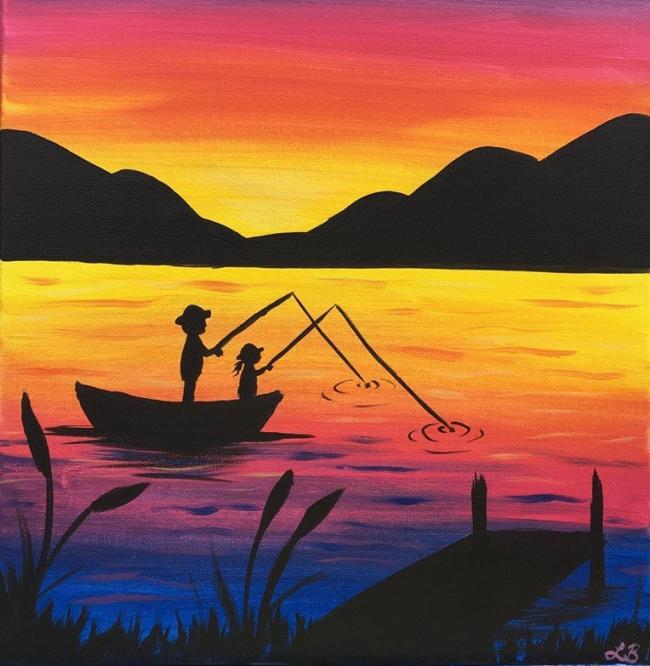 650x666 Father's Day Pizza Amp Paint Party - Fathers Day Painting