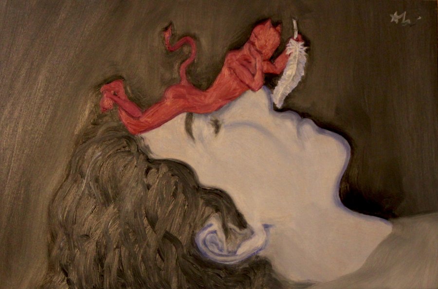 900x594 Faust Und Mephistopheles By Shadysenpai - Faust And Mephistopheles Painting