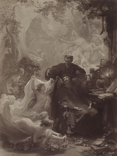 500x664 Faust And Mephistopheles Tumblr - Faust And Mephistopheles Painting