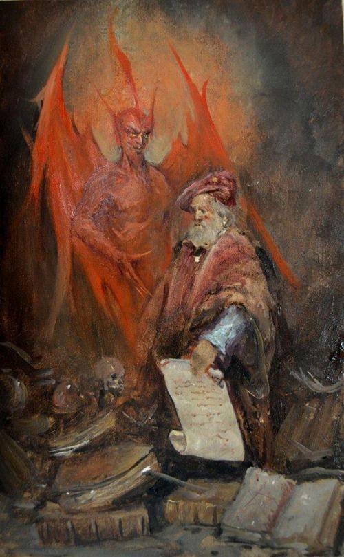 500x810 Faust Painting 227 Best Faust Images On Goethes Faust - Faust Painting